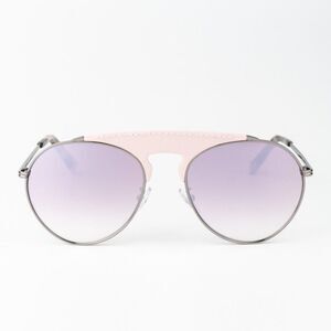 Loewe Women Sunglasses LW40005U 14U Pink Leather Bordeaux Mirror Pilot BRAND NEW